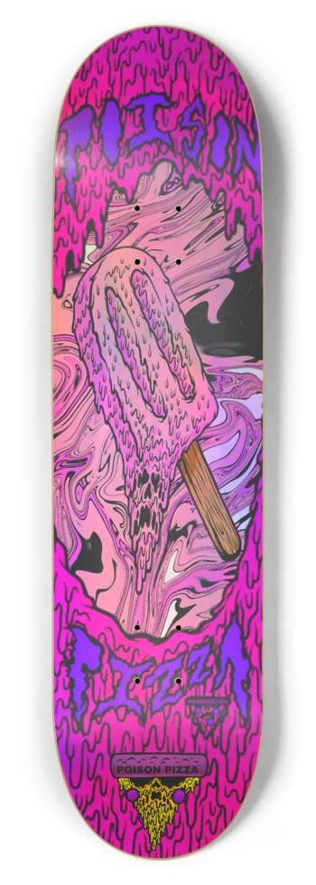 8.5 "BUBBLE GUM ICE-CREAM" Holographic Board