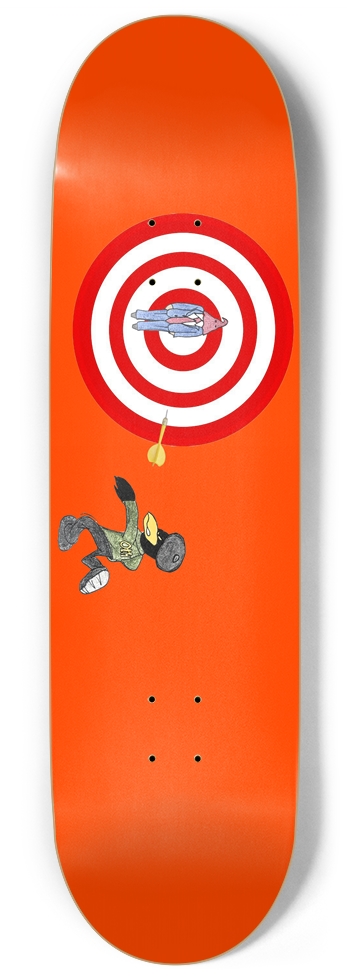 Dart Board  9 Inch Skateboard