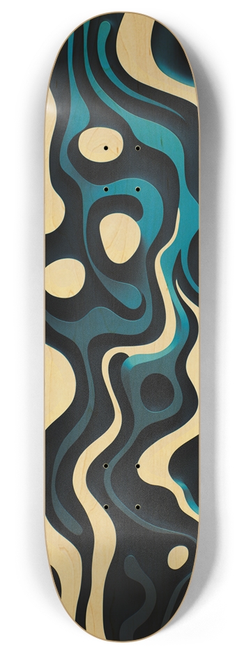 Blue Lines 8 Inch Skateboard Deck