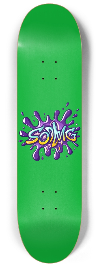 SODMG Splash Skateboard 8-1/4 Skateboard Deck