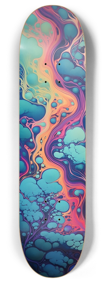 Marbled Dreams 8 Inch Skateboard Deck