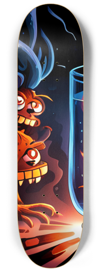 Burnum The Spirits 3 Deck Series #1 8-1/4 Skateboard Deck