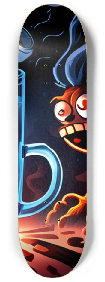 Burnum The Spirits 3 Deck Series #3 8-1/4 Skateboard Deck