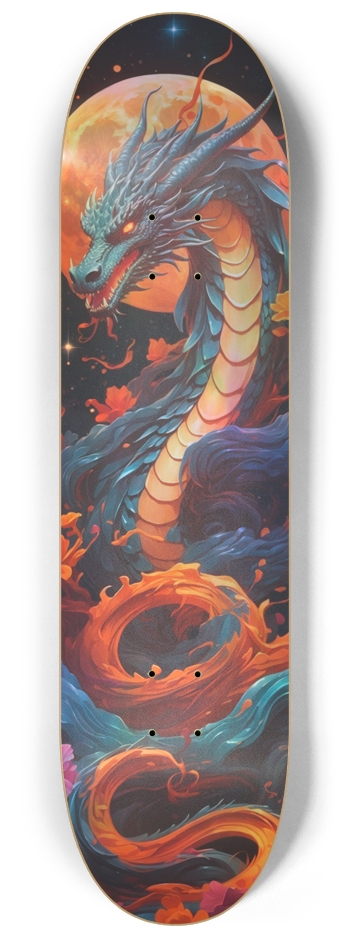 Year of the Dragon (Holographic) 8-1/4 Skateboard Deck
