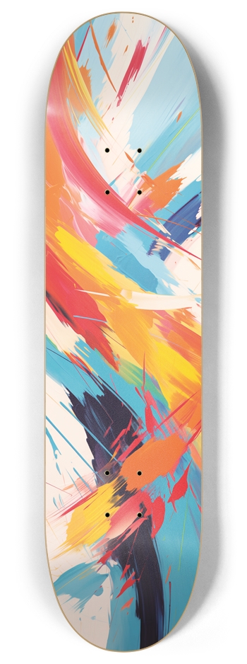 Painted 8 Inch Skateboard Deck