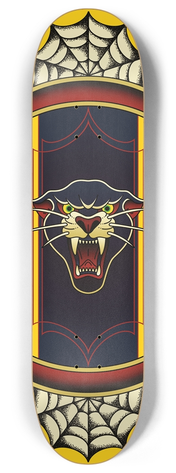 Panther 8 Inch Skateboard Deck