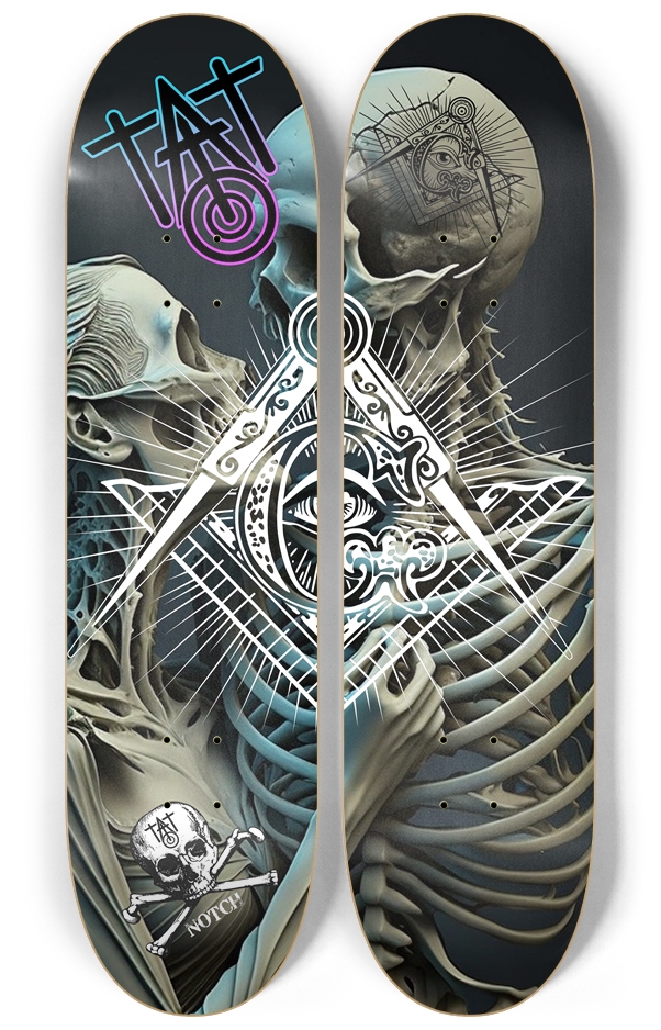 Freemason Skateboard Series 2 Deck Wall Series