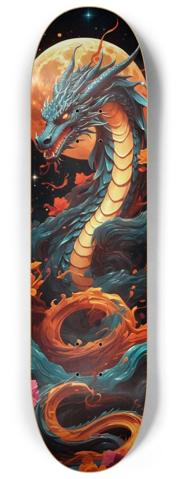 Year of the Dragon (Glow in the dark) 8-1/4 Skateboard Deck