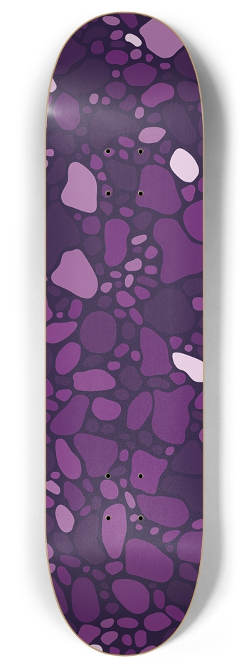 Purple Stone 8 Inch Skateboard Deck