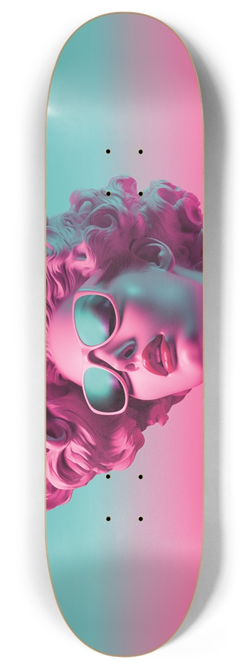 Vaporwave 8 Inch Skateboard Deck