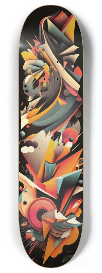 Dimensional Graffiti 8 Inch Skateboard Deck