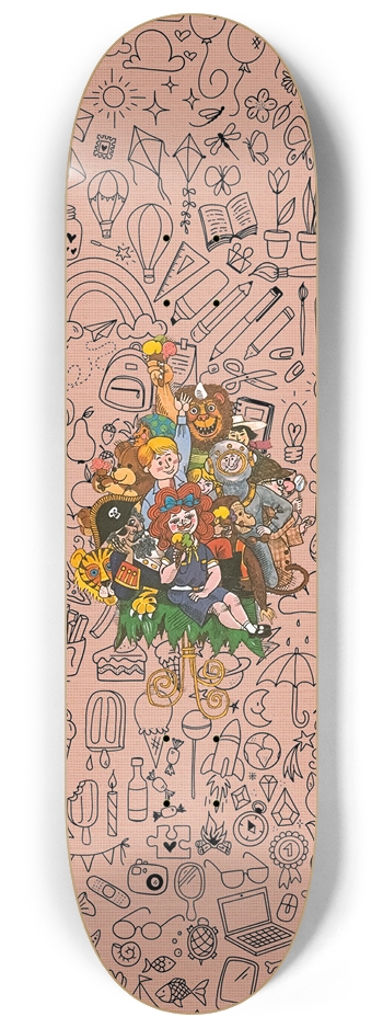 Doodle 8-1/4 Skateboard Deck