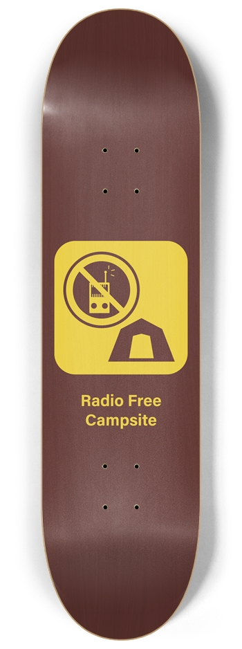 Radio Free Campsite 8-1/4 Skateboard Deck
