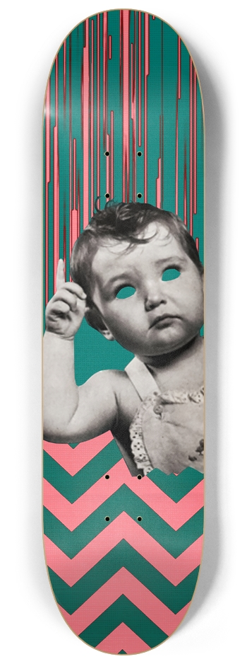 One Question 8-1/4 Skateboard Deck