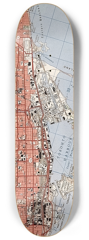 Toronto 8-1/4 Skateboard Deck