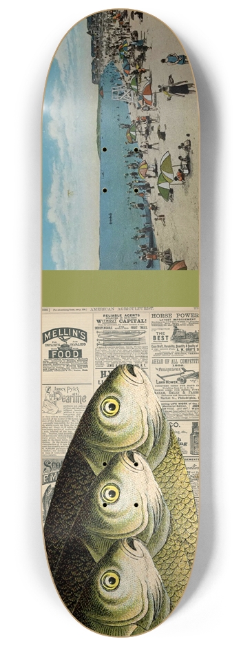 Fish Market 8-1/4 Skateboard Deck