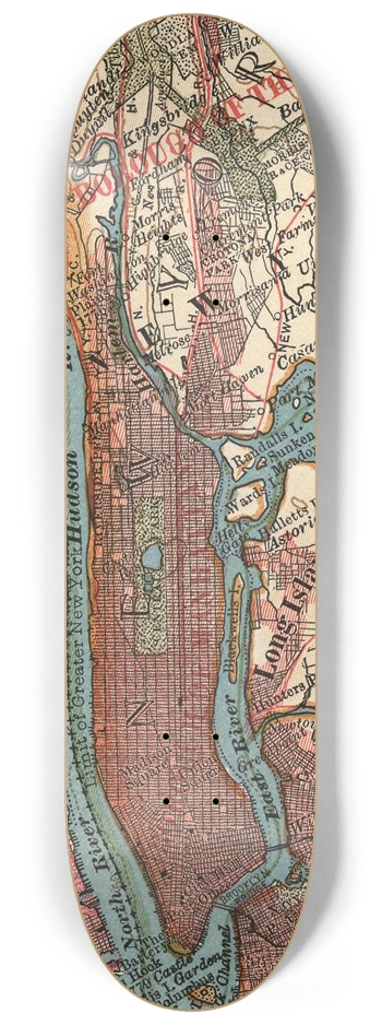 New York 8-1/4 Skateboard Deck