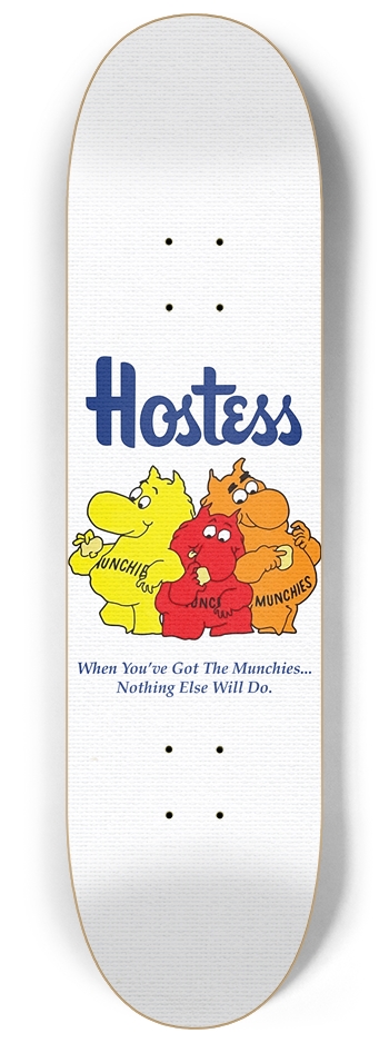 Hostess 8-1/4 Skateboard Deck
