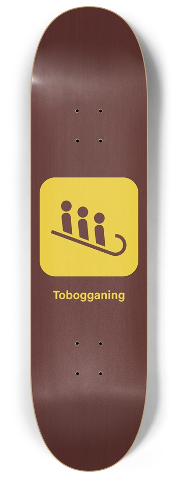 Tobogganing 8-1/4 Skateboard Deck