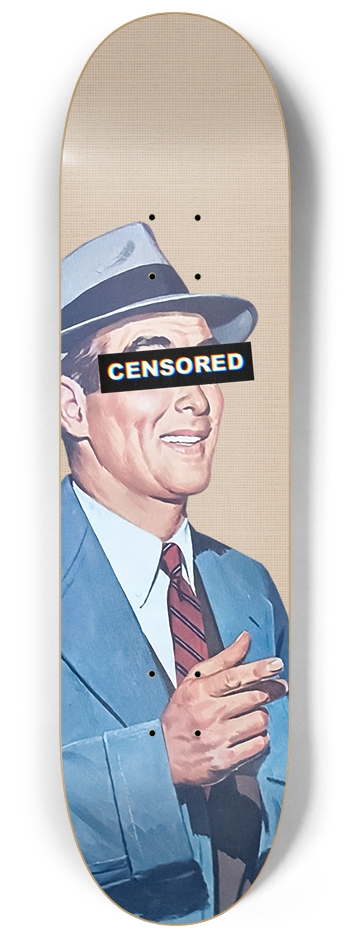 Censored 8-1/4 Skateboard Deck