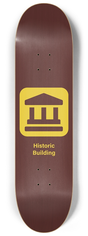 Historic Building 8-1/4 Skateboard Deck