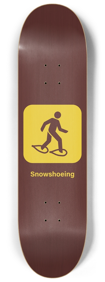 Snowshoeing 8-1/4 Skateboard Deck