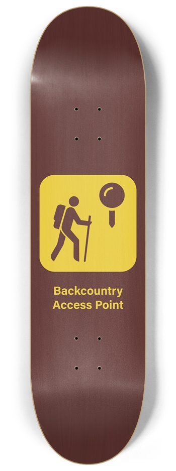 Backcountry Access Point 8-1/4 Skateboard Deck