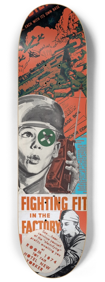 Fighting Fit 8-1/4 Skateboard Deck