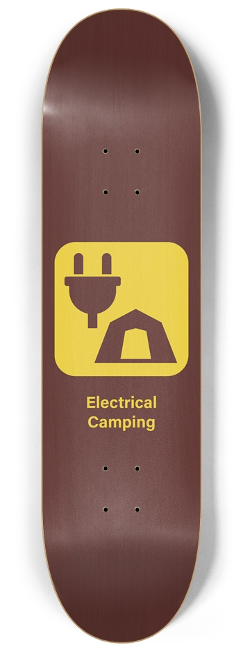 Electrical Camping 8-1/4 Skateboard Deck