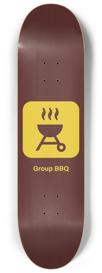 Group BBQ 8-1/4 Skateboard Deck