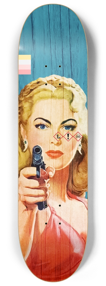 Hazard 8-1/4 Skateboard Deck