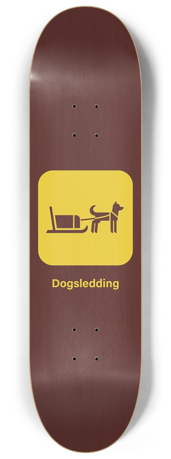 Dogsledding 8-1/4 Skateboard Deck