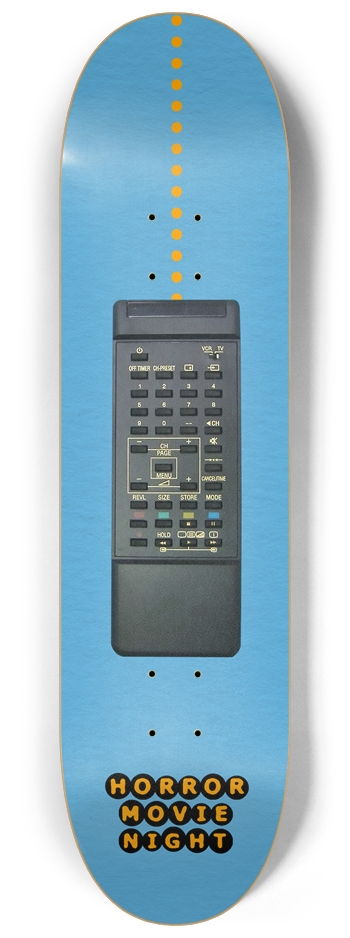 Horror Movie Night 8-1/4 Skateboard Deck