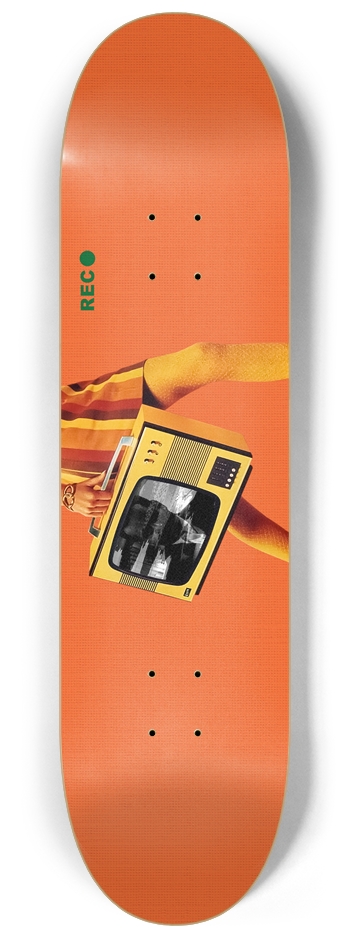 Record 8-1/4 Skateboard Deck