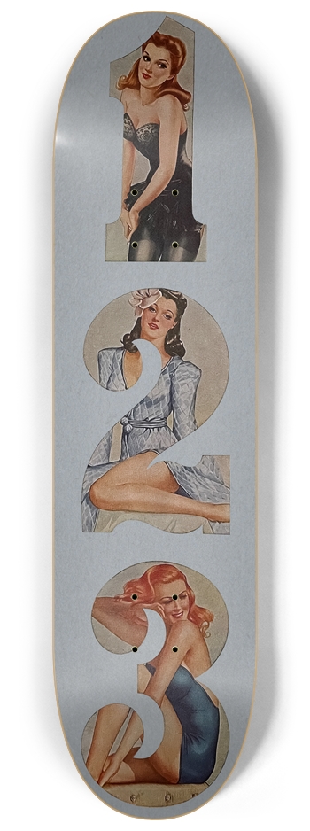 123 8-1/4 Skateboard Deck