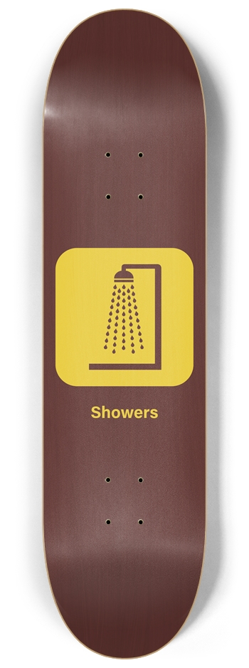 Showers 8-1/4 Skateboard Deck