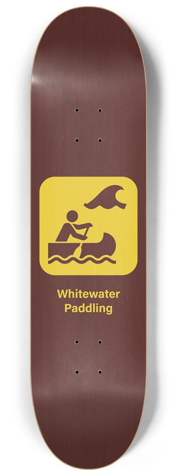 Whitewater Paddling 8-1/4 Skateboard Deck