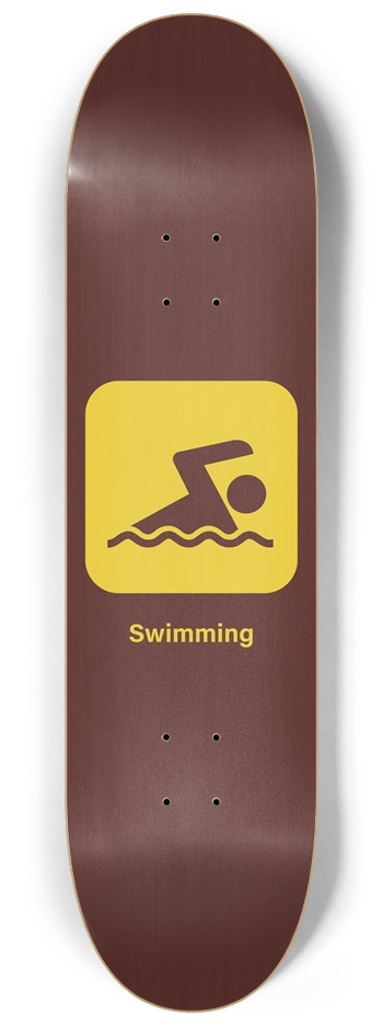 Swimming 8-1/4 Skateboard Deck