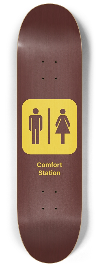 Comfort Station 8-1/4 Skateboard Deck