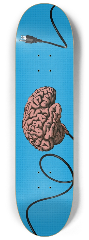 Unplugged 8-1/4 Skateboard Deck