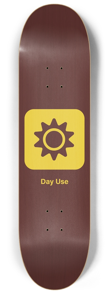 Day Use 8-1/4 Skateboard Deck