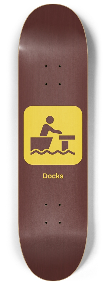 Docks 8-1/4 Skateboard Deck
