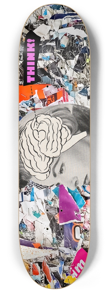Think! 8-1/4 Skateboard Deck