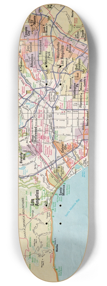 Los Angeles 8-1/4 Skateboard Deck