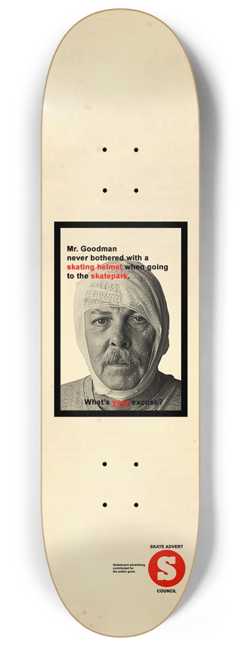 Mr. Goodman 8-1/4 Skateboard Deck