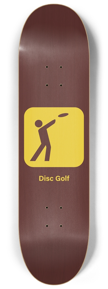Disc Golf 8-1/4 Skateboard Deck