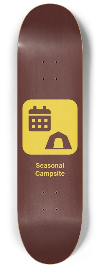 Seasonal Campsite 8-1/4 Skateboard Deck