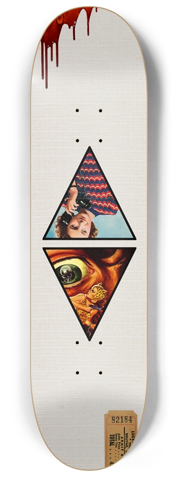 Two Worlds 8-1/4 Skateboard Deck