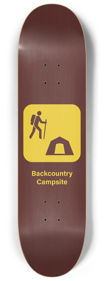 Backcountry Campsite 8-1/4 Skateboard Deck