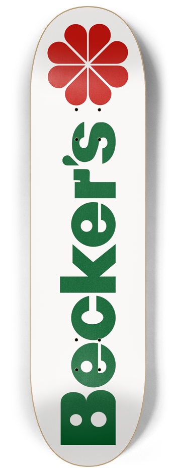 Becker's 8-1/4 Skateboard Deck